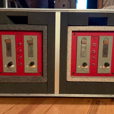 Siemens / Telefunken V72 Tube Microphone Preamps (4 Modules) 1950’s - Gray/Red Custom Rack System image 8