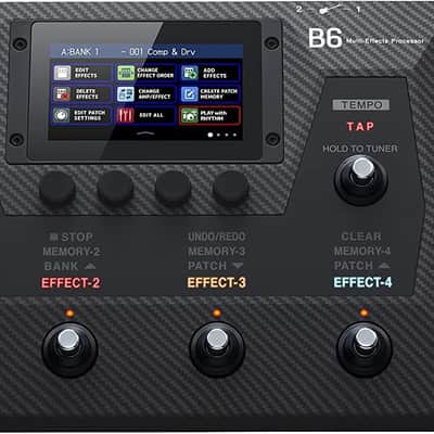 Zoom B6 Bass Multi-Effects Processor with 4 DI Boxes, A/B Switcher, Touchscreen Interface, 100+ Built in Effects, Amp Modeling, IR’s, Looper, & Audio Interface for Direct Recording to Computer image 4