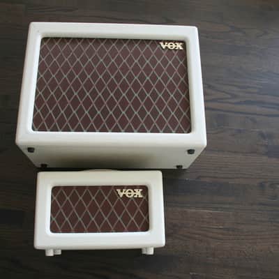 Vox AC4TVH 4-Watt 1x12" Mini Guitar Amp Half Stack with V112TV Cabinet 2009 - 2019 Tan image 2
