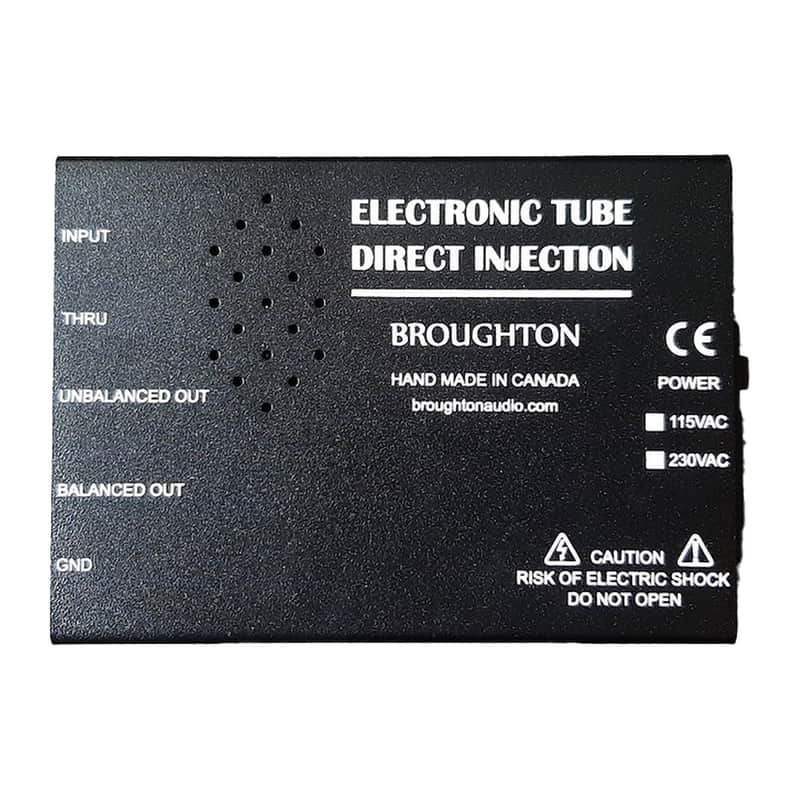 Broughton Audio Electronic Tube Direct Injection (Mains Powered) image 1