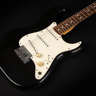1983 Fender Dan Smith Era 2-Knob Stratocaster RW - Black | USA Fullerton Vintage Rosewood Fretboard Free Flyte Tremolo | CoA OHSC image 5