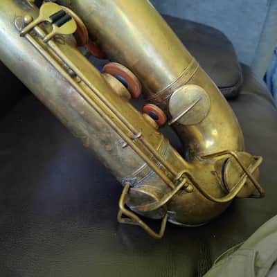 Buescher Baritone Saxophone True Tone 1931 - Bare Brass image 7