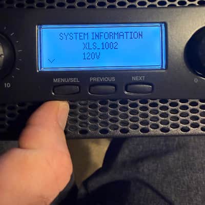 Crown XLS1002 Power Amplifier Black image 16