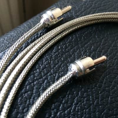 Vintage Style Blackface Fender Twin, Super Reverb RCA Reverb Cables image 1