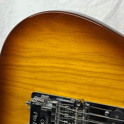 Fender 2016 Limited Special Edition American Standard Telecaster Figured Neck Guitar with Case 2015 - Cognac Burst / Rosewood fingerboard image 4