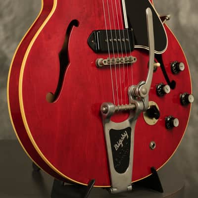1961 Gibson ES-330 Cherry RARE original STEREO Varitone image 8