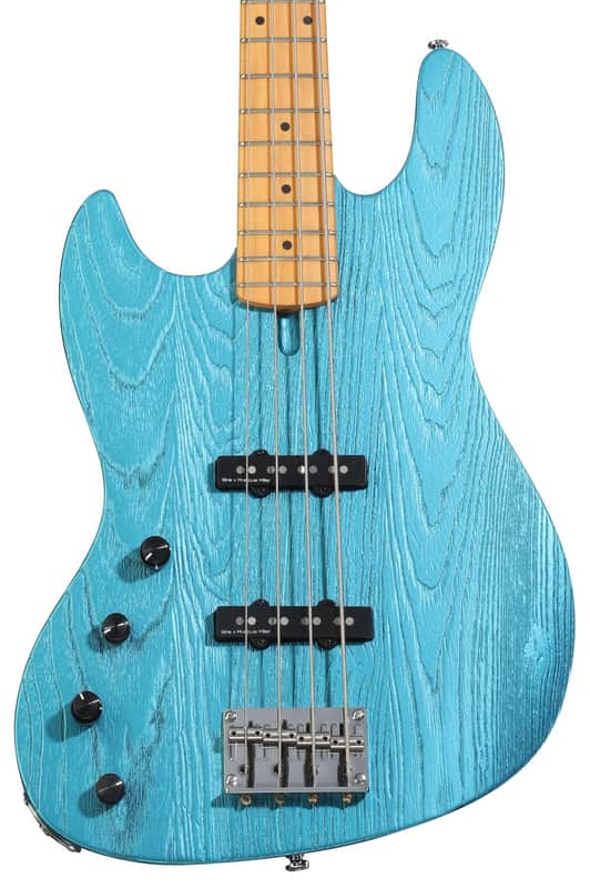Sire Marcus Miller V6 4-string Left-handed Electric Bass Guitar - Ocean Turquoise Blue image 1