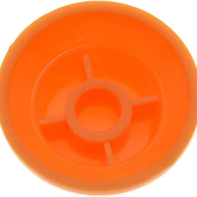 Set of 3 Orange w/Black Number ST Strat Style Guitar Knob Volume Tone Knobs image 3