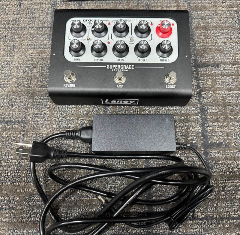 Laney Supergrace Loudpedal Billy Corgan Signature 60w amp pedal 2026 - Black image 1