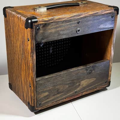 Nell Audio Hand-Built Solid Pine 1x10 Guitar Cabinet | Rustic Finish | Cane Grille 2026 - Rustic Natural image 5