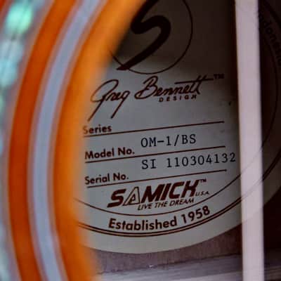 Samick  Greg Bennett OM-1/ BS image 9