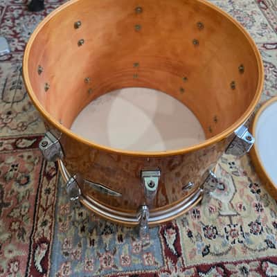 Yamaha Stage Custom/Beech Custom 4 Piece Shell Pack 14x12, 18x16, 20x18, 24x15 - Mapa Burl Veneer (C013-85) image 24