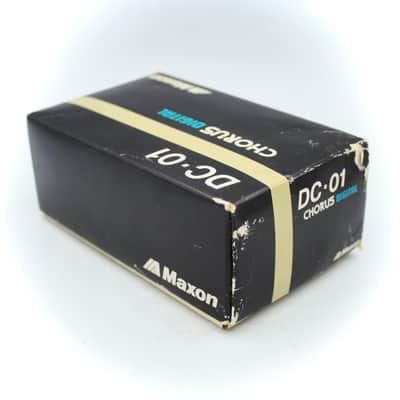 Maxon DC-01 Digital Chorus With Original Box Made in Japan Vintage Guitar Effect Pedal 125752 image 12