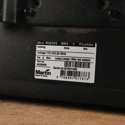 Martin Lighting RUSH MH 1 Profile Professional LED Moving Light CG014PQ image 13