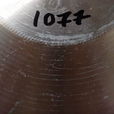 Meinl Romen Mark 70 Hi Hat 15" Very Rare size 60s-70s  - Vintage classic image 13