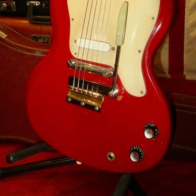 1966 Gibson Melody Maker SG Cardinal Red w/ Case image 1