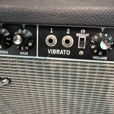 2003 Fender '65 Twin Reverb Reissue 85-Watt 2x12" Guitar Combo 1991 - Present - Black image 6