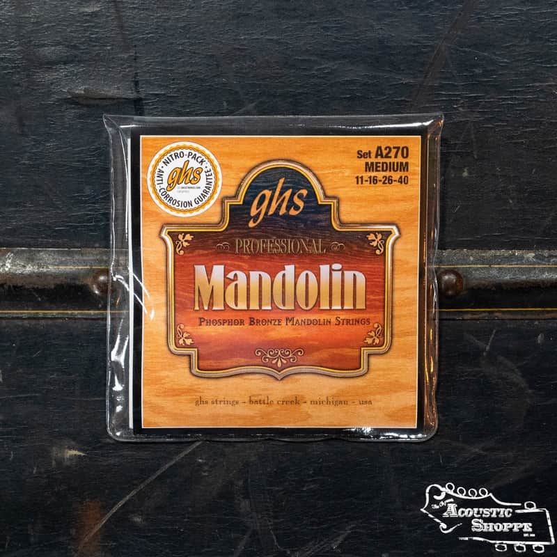 GHS Phosphor Bronze Loop End Medium Mandolin Strings (A270) image 1