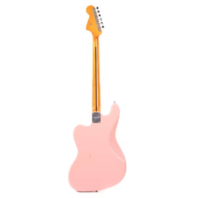 Squier Classic Vibe Bass VI Shell Pink w/Matching Headcap & 3-Ply Parchment Pickguard (CME Exclusive) Pre-Order image 5