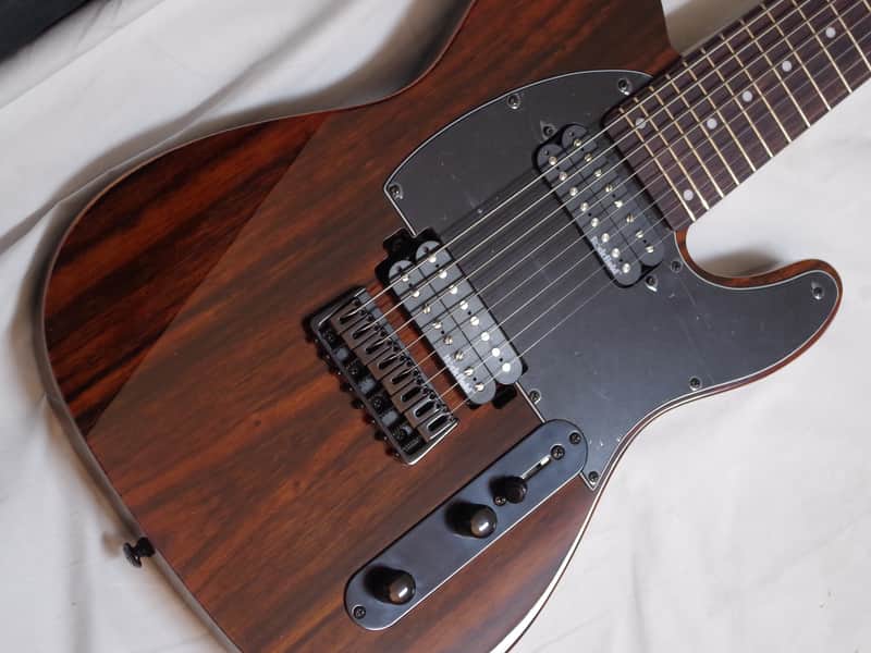 Michael Kelly 508 Striped Ebony 8-string electric guitar - NEW