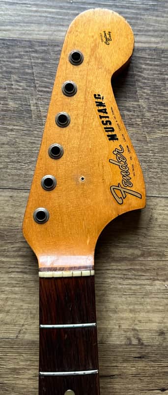 Vintage Fender Mustang 1965 - fits Musicmaster, Duo Sonic, Maple neck with Rosewood fretboard image 1