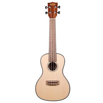 Kala Gloss Solid Spruce Mahogany Concert Ukulele image 4