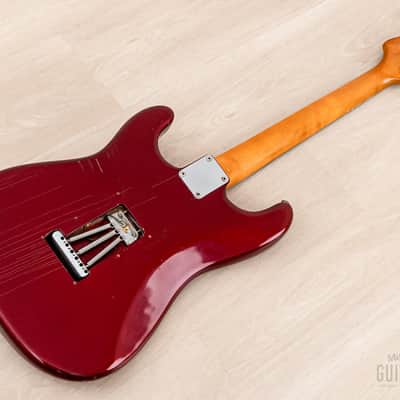 1987 Fender American Vintage '62 Stratocaster Candy Apple Red, 100% Original w/ Case, Corona image 14
