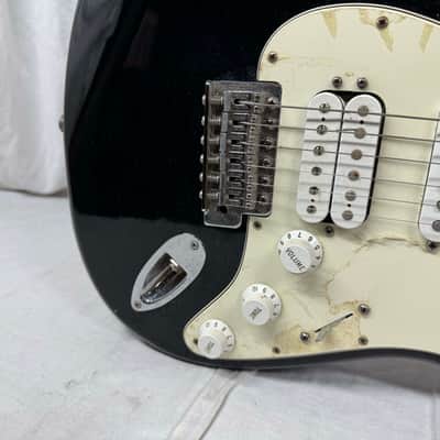 Fender Standard Stratocaster HSS Guitar - MIM Mexico 2007 - Black / Rosewood fingerboard image 4