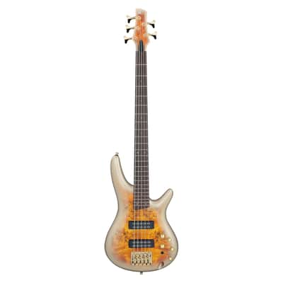 Used Ibanez SR405EPBDXMGU SR Standard 5-String Bass Mars Gold Metallic Burst image 2