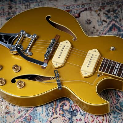 Peerless Gigmaster SC Hollow Body Metallic Gold image 14