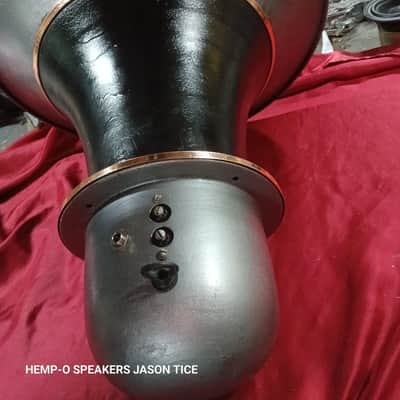 JENSEN  15.5" METAL HORN  6/6.5" DRIVER WWII HORN ???  GUITAR SPEAKER EFFECTS 1940s image 1