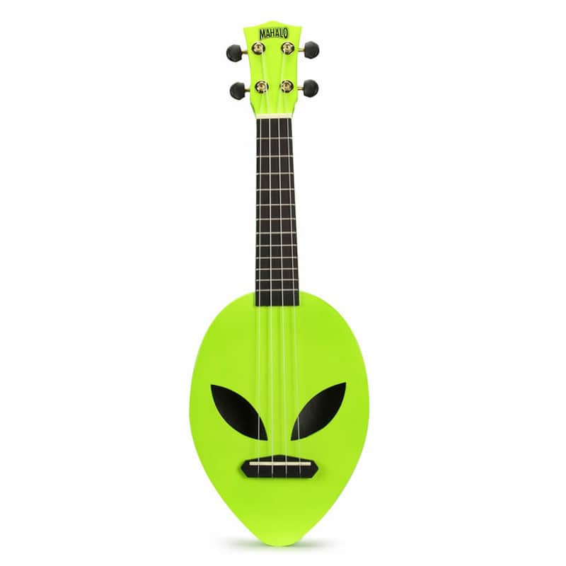 Mahalo MC1-ALNGN Alien Soprano Ukulele Neon Green image 1