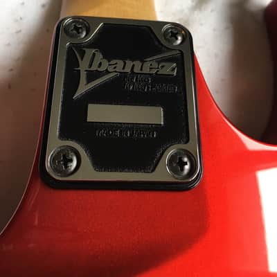 Vintage 1991 Ibanez RG770 DX Candy Apple Red Dimarzio USA Pickups jem RG550 Japan MIJ image 6