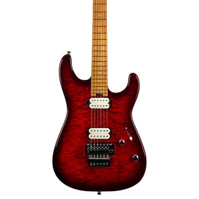New Charvel Pro-Mod Plus San Dimas Style 1 HH Floyd Rose SD1Q Sangria Burst #MC25000602 image 7