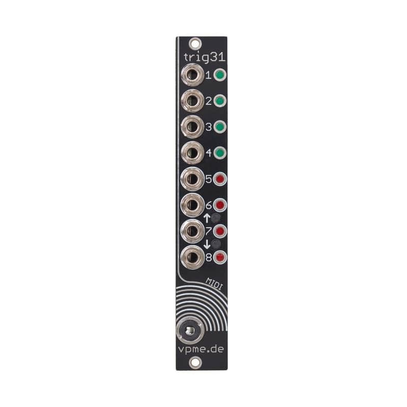 VPME.DE Trig31 Trigger / Gate to Midi Convertor Eurorack Module image 1