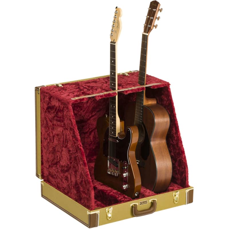 Fender Classic Series Case Stand, Tweed, 3 Guitar image 1