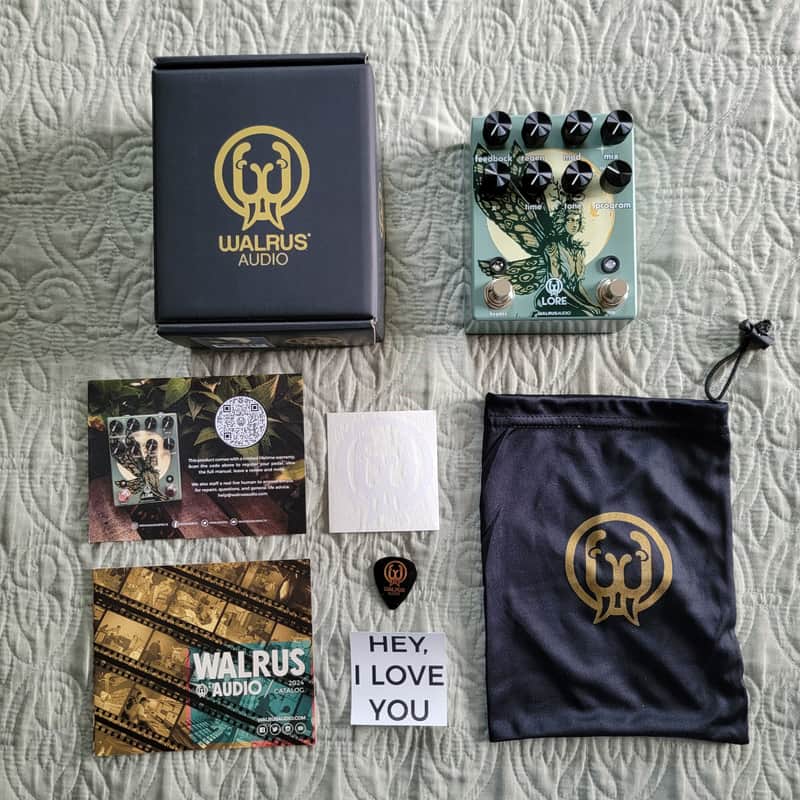 Walrus Audio Lore Reverse Soundscape Generator *MINT* 2022 - Present - Muted Green / Dark Green Fairy image 1