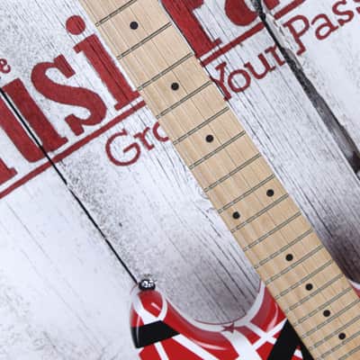 Kramer 1984 Reissue 2005 Eddie Van Halen 5150 Striped Electric Guitar w Gig Bag image 14