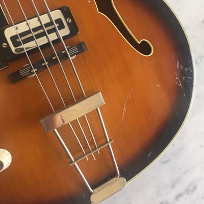 Circa 1967-1974 Hofner Bass 500/8 Rare Left Handed Lefty Collector Vintage image 4