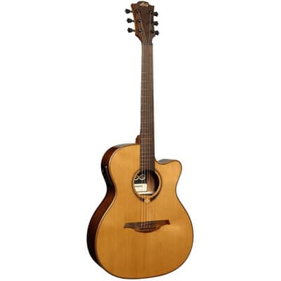 Lag Tramontane T118ASCE | Auditorium Slim-Body Cutaway Ac/El, Natural. New with Full Warranty! image 2