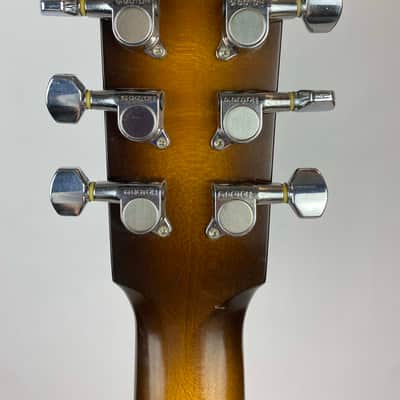 1991 Dobro Model 37 Round Neck Resonator w/ RARE Original French Scroll Finish. Era correct Chipboard case /or padded Hardshell available/ image 17