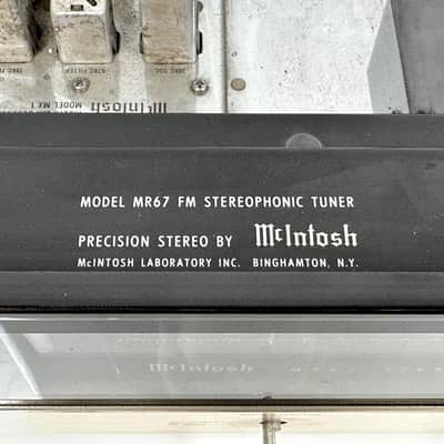 McIntosh MR67 Vacuum Tube Stereo Tuner image 5