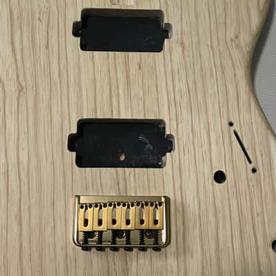 2010's Charvel Mexico Pro Mod Style 1 Natural Ash Wood Guitar Body Hardtail image 5