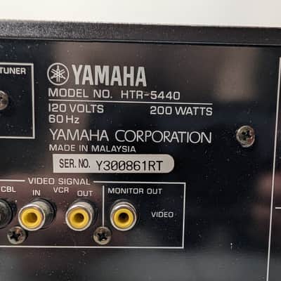 Yamaha HTR-5440 Receiver HiFi Stereo Vintage 5.1 Channel Home Audio AM/FM image 6