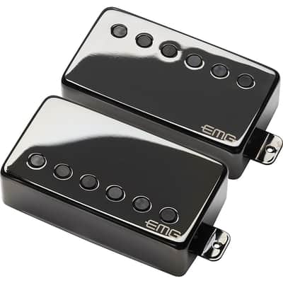 EMG Pickups JH James Hetfield "Het" Signature Active Humbucker Pickup Set Black Chrome image 2