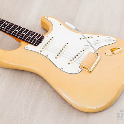 1987 Fender Custom Shop American Vintage '62 Stratocaster Blonde Mary Kaye w/ Gold Hardware, Case & Hangtags image 10