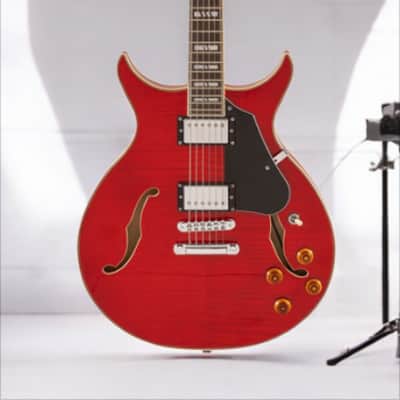 Washburn SH35TR Wing Series Semi Hollow Electric Guitar w/Gigbag, Trans Red image 1
