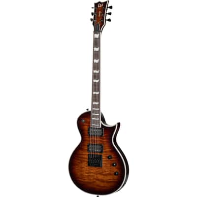 ESP EC-1000 Evertune Electric Guitar - Dark Brown Sunburst image 2