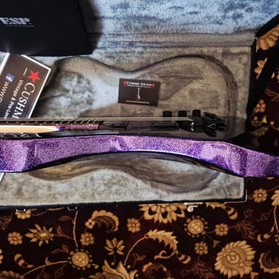 ESP Custom Shop KH-2 Kirk Hammett Signature 2018 - Purple Sparkle ☆VIDEO☆ image 9