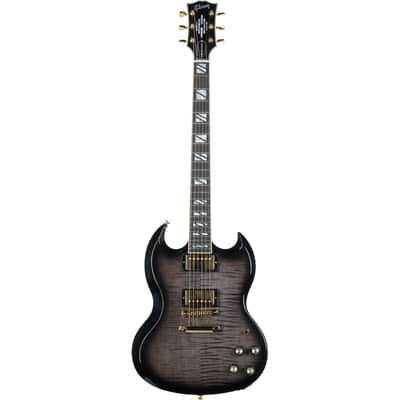 Gibson SG Supreme Electric Guitar - Translucent Ebony Burst image 2